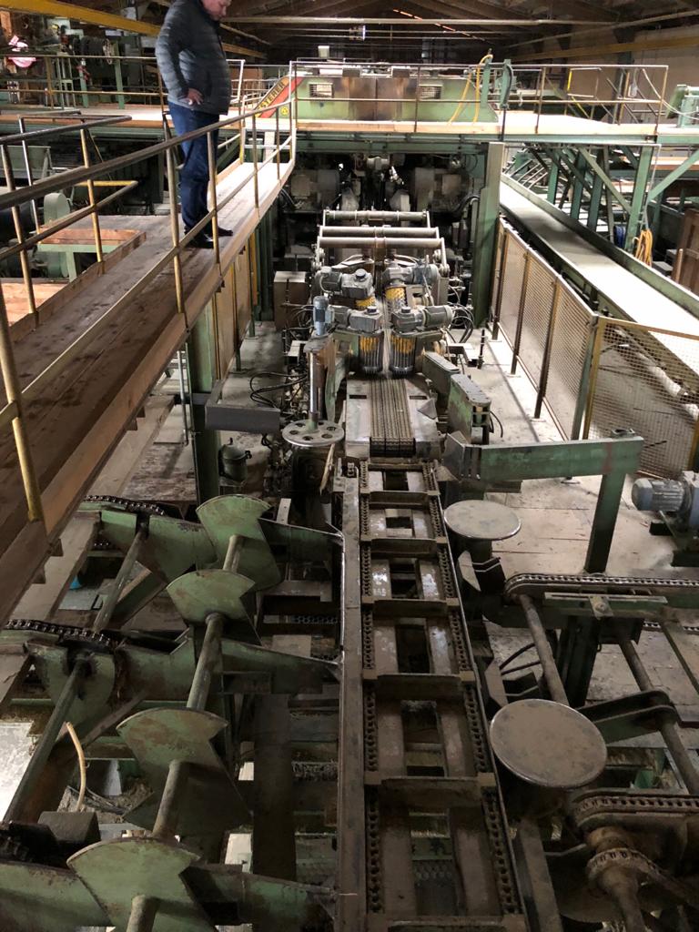 EWD Bandsaw line and 2 green sorting lines