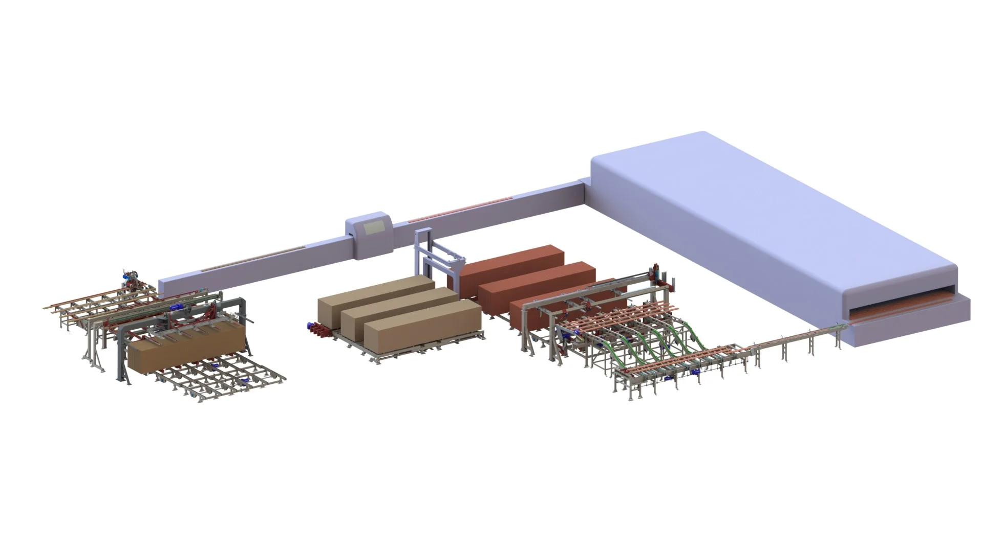 PAINTING LINE 2007 HIGH SPEED WITH DRY OVEN.