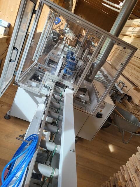 GÖTZINGER FINGER JOINTING LINE, 2019, max 140mm x 80 mm and min 20 mm x 30 mm, totally 35 m