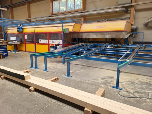 HUNDEGGER  K2 Industrial 1250 fully equipped CAMBIUM production program, 19 m long line. 2019. The price was in new 2 390 000 eur