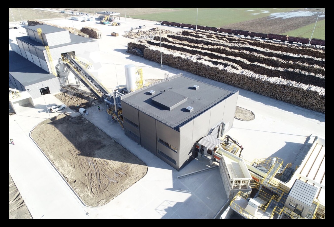 High Capacity chipping station PALLMANN, NEW  Pallman type 850 x 1250, capacity 90 Tn/Hour 700 000 m3 in year, power 1000 kW